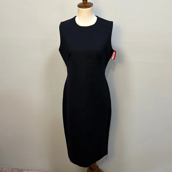 SPANX | Dresses | Nwt Spanx Perfect Fitted Dress Womens Sz M | Poshmark